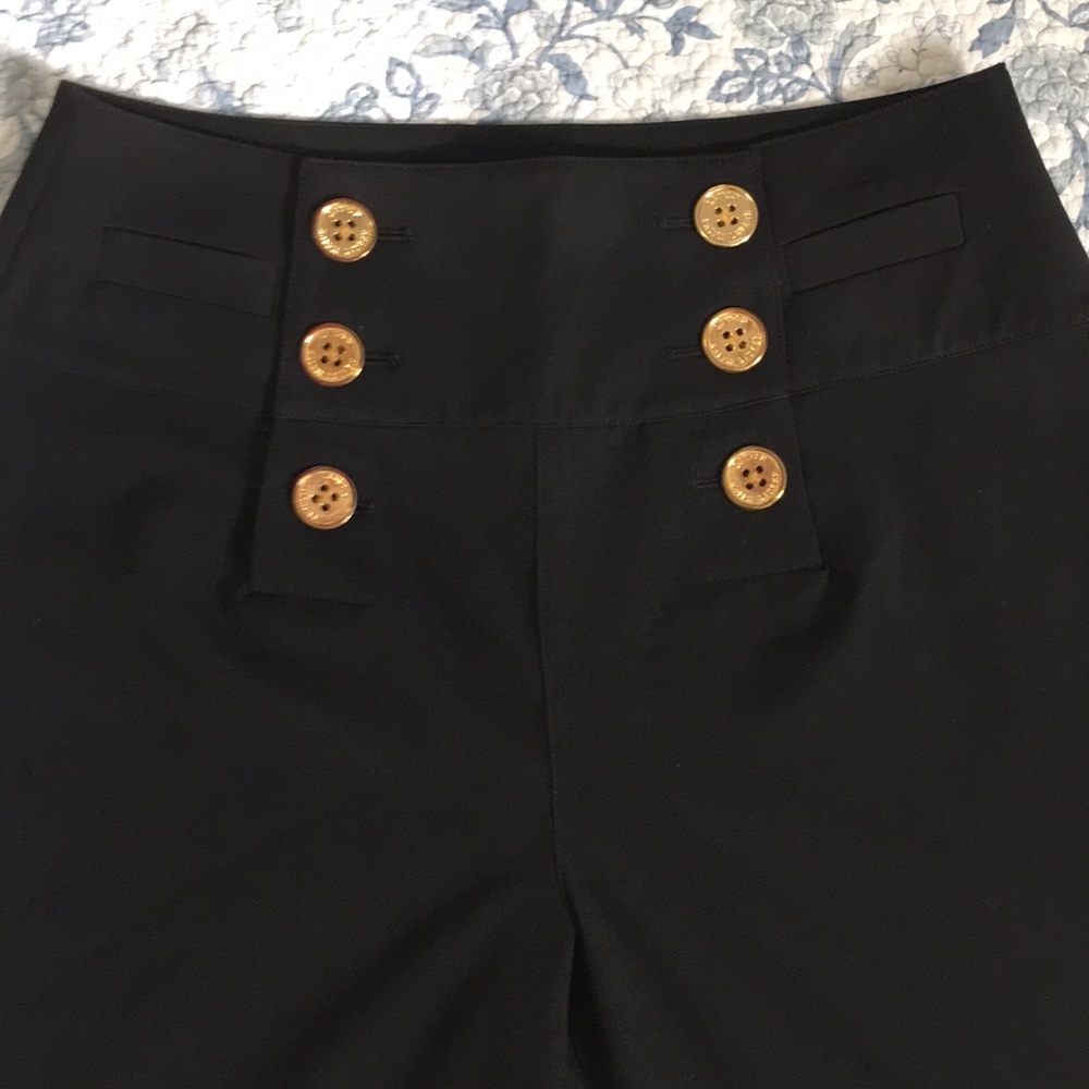 Ralph Lauren Navy Double Button Sailor Pants